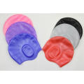 Men Women Waterproof Silicone Protective Ear Swimming Caps